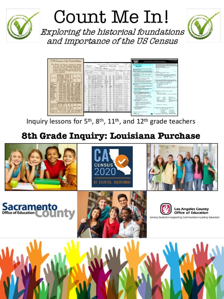 8th Grade Louisiana Purchase – Sacramento and LA County DoE