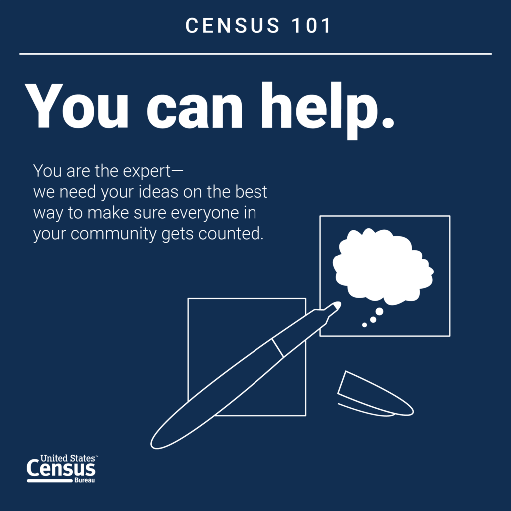 You Can Help – US Census Bureau