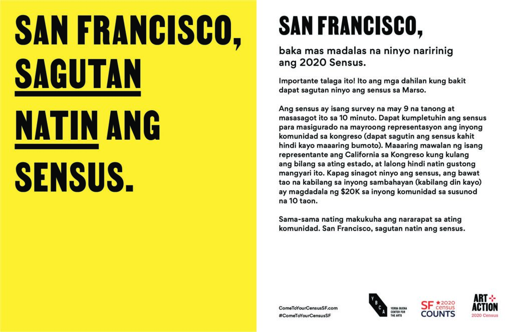 San Francisco, Sagutan natin ang sensus