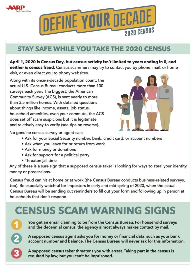 AARP – Stay Safe While You Take the Census