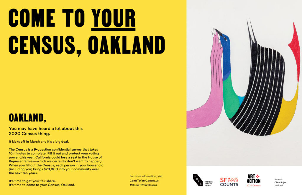 Come to Your Census, Oakland – Clare Rojas