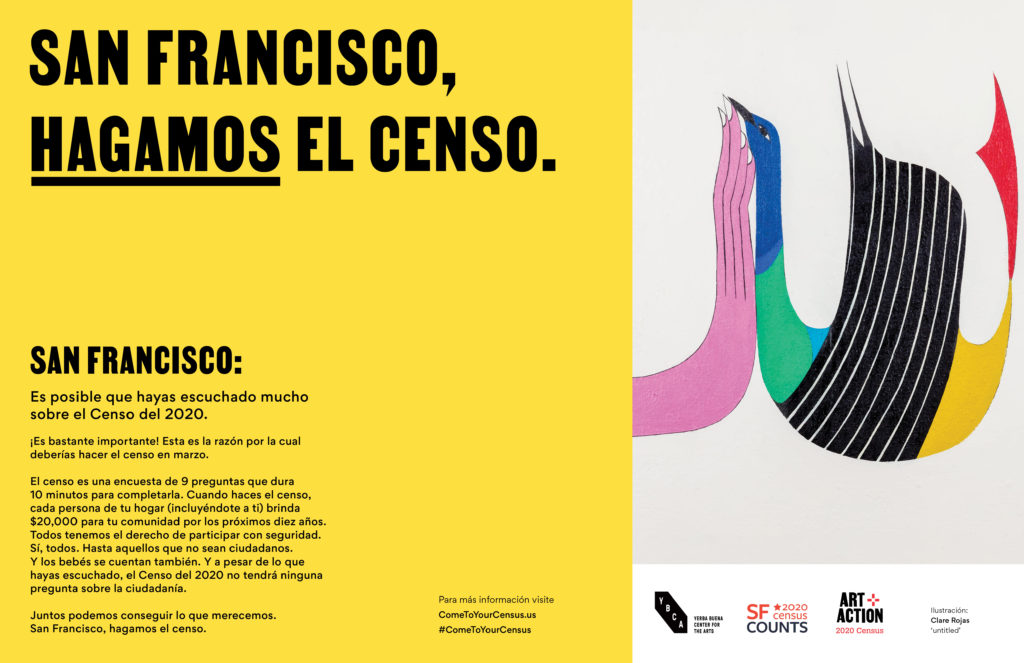 Come to Your Census, SF – Spanish – Clare Rojas