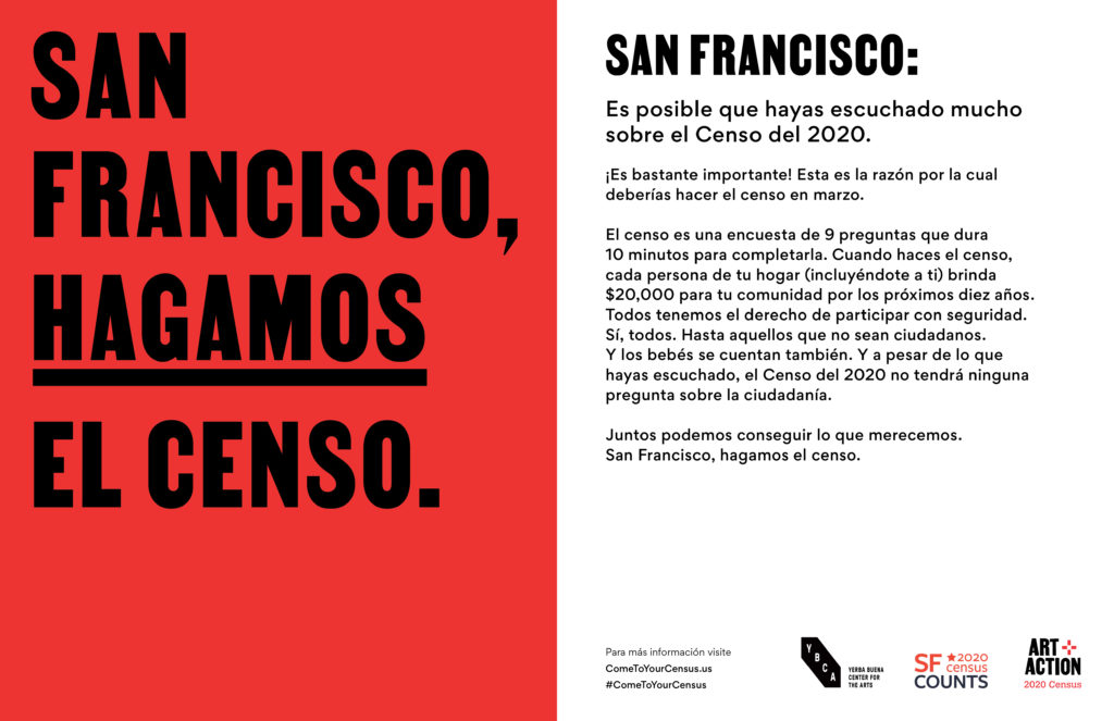 Come to Your Census, SF – Spanish