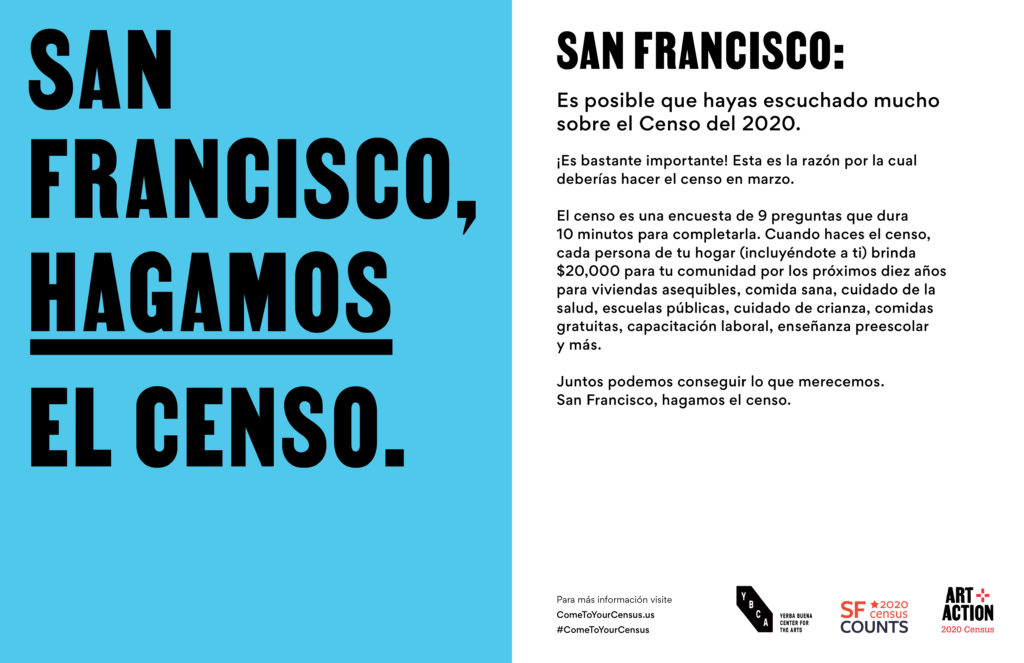 Come to Your Census, SF – Spanish