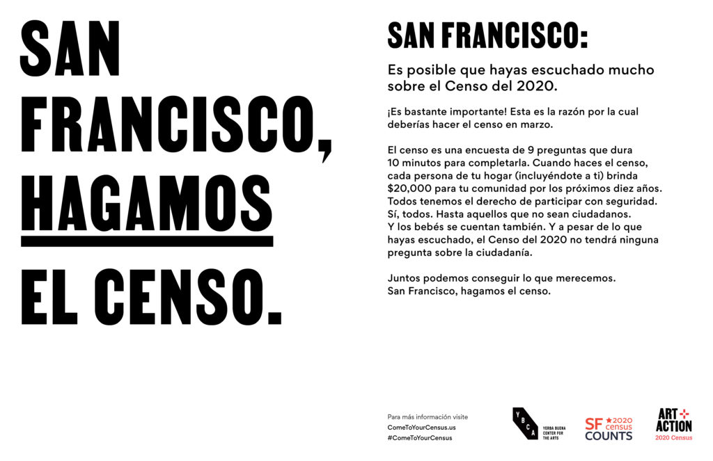 Come to Your Census, SF – Spanish