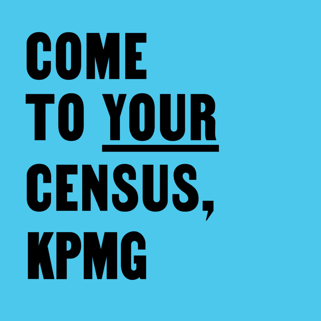 Come to Your Census, KPMG – CCA