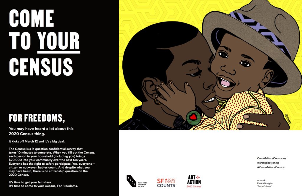 Come to Your Census, For Freedoms – Emory Douglas