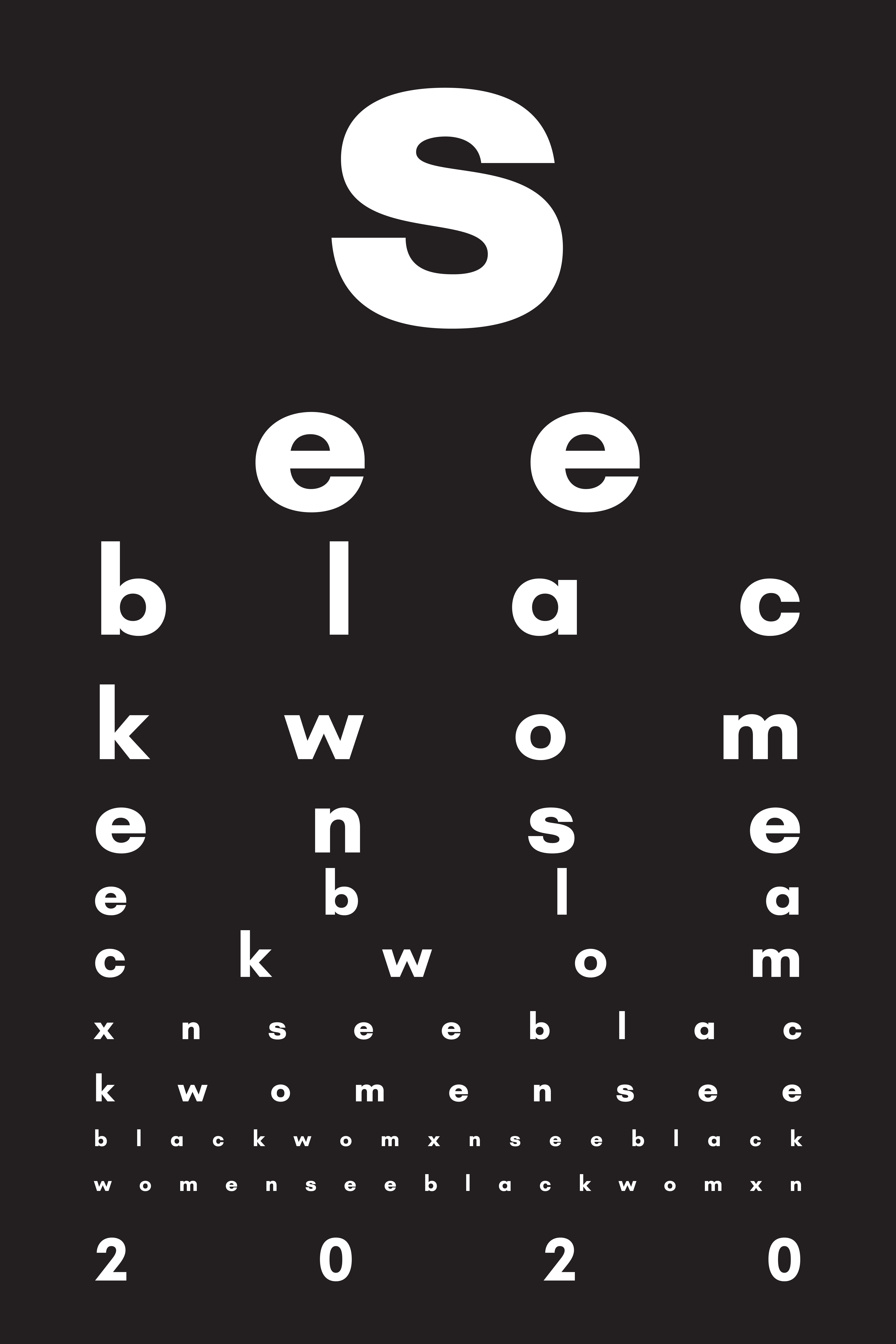 See Black Women Eye Chart