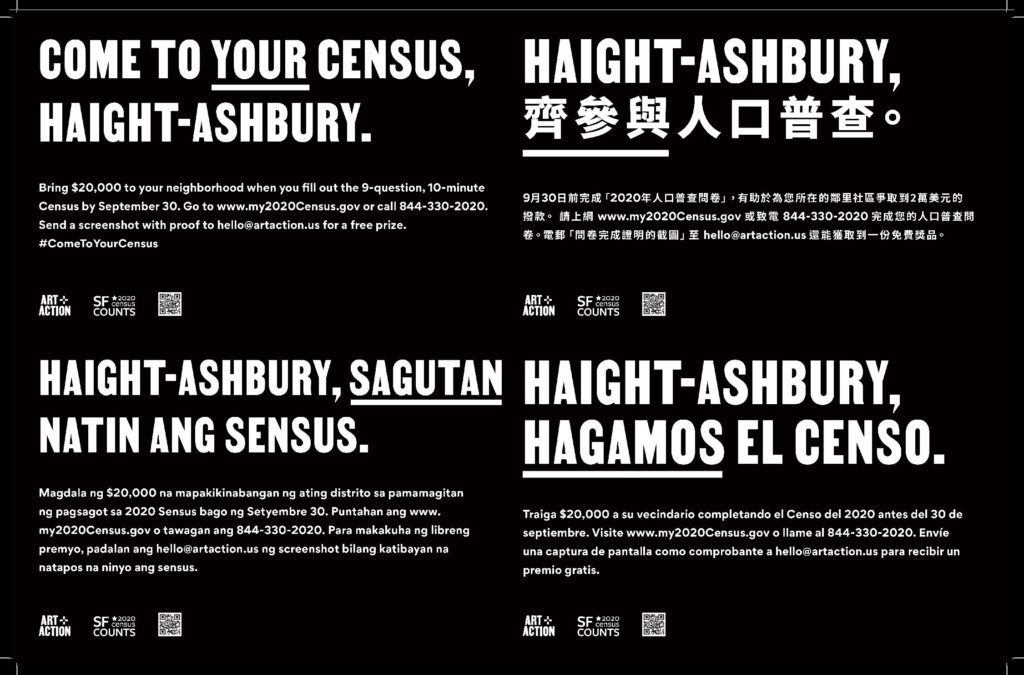 Come to Your Census Haight-Ashbury