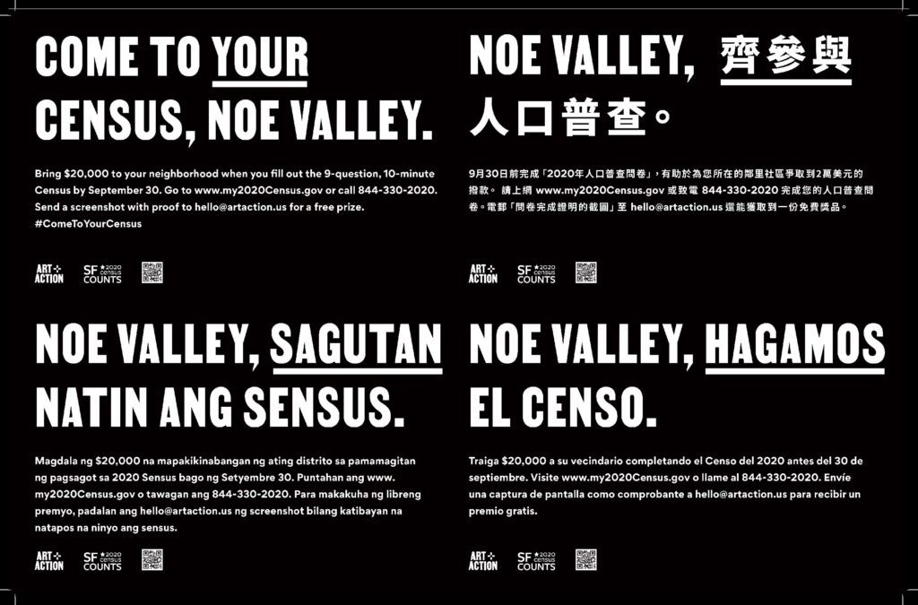 Come to Your Census Noe Valley
