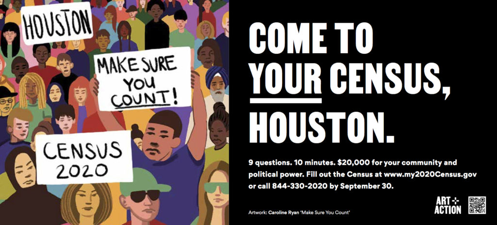 Come To Your Census, Houston — Caroline Ryan