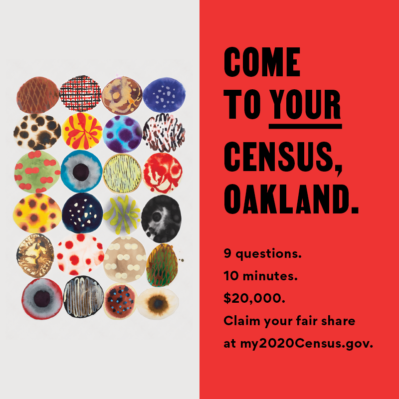 Come To Your Census, Oakland. — Masako Miki