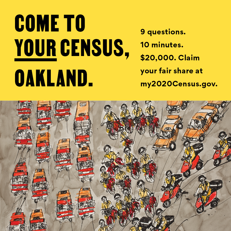 Come To Your Census, Oakland — Andrew Li