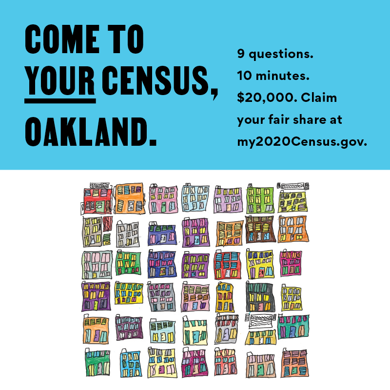 Come To Your Census, Oakland — Antonio Benjamin