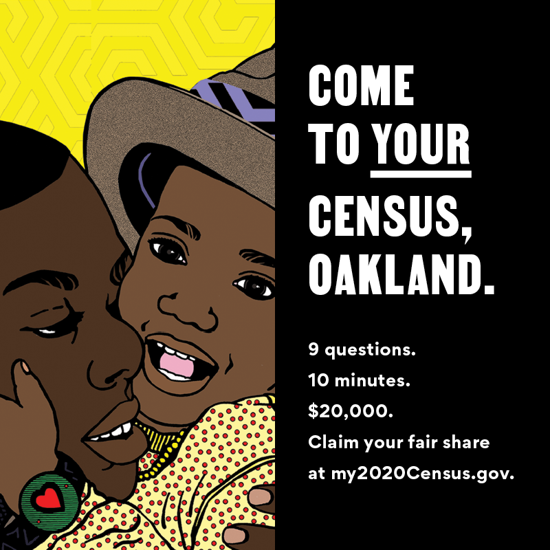 Come To Your Census, Oakland — Emory Douglas
