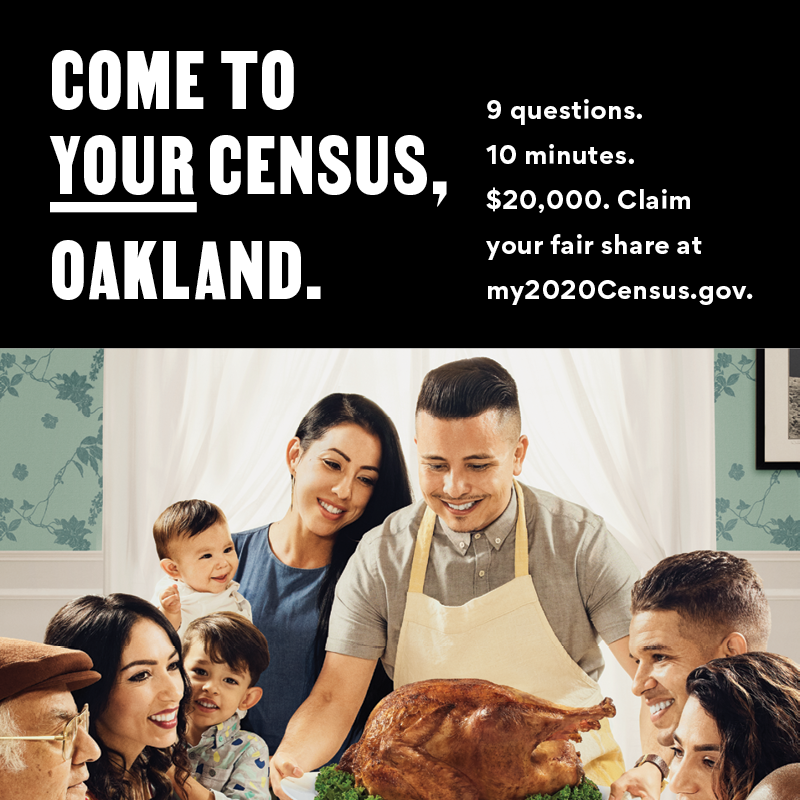 Come To Your Census, Oakland — For Freedoms