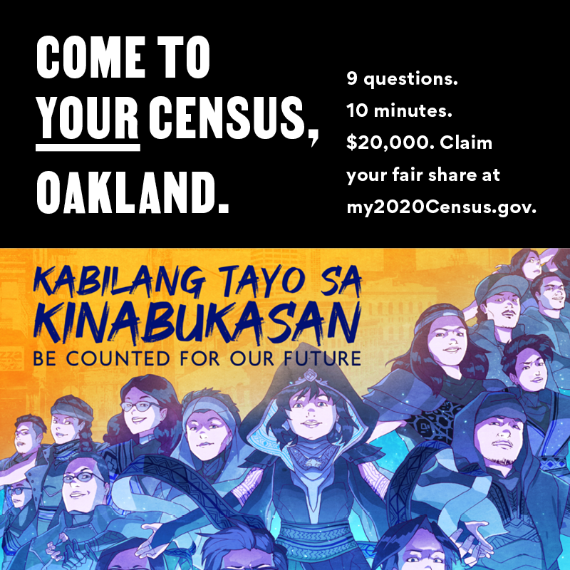 Come To Your Census, Oakland — Raf Salazar.