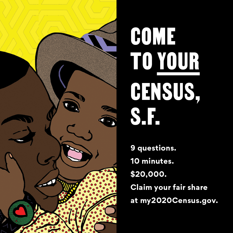 Come To Your Census, S.F. — Emory Douglas