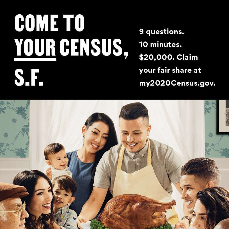 Come To Your Census, S.F. — For Freedoms
